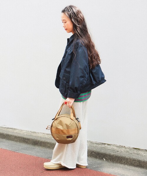BEAMS BOY シャンブレー　ギャバ　ショート　フィッシング　ジャケット シャンブレー ギャバ ショート フィッシング ジャケット