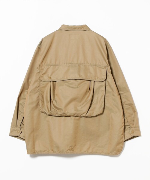 beams boyスプリングジャケット シャンブレー ギャバ ショート フィッシング ジャケット（ミリタリー