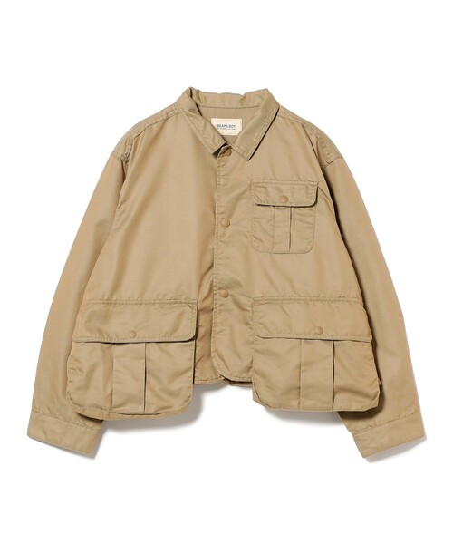 シャンブレー ギャバ ショート フィッシング ジャケット(ミリタリー シャンブレー ギャバ ショート フィッシング ジャケット(ミリタリー