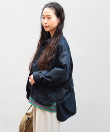 【BEAMSBOY】 ジャケット ブルー ネイビー BEAMS BOY ネイビー ミリタリージャケット - メルカリ