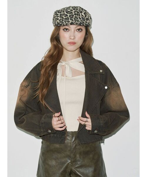 EVRIS（エヴリス）の「ツイルハンチング（ハンチング/ベレー帽・レディース・その他1/ブラック・FREE）」の3枚目の写真