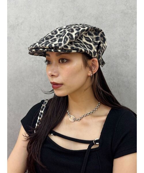 EVRIS（エヴリス）の「ツイルハンチング（ハンチング/ベレー帽・レディース・その他1/ブラック・FREE）」の13枚目の写真