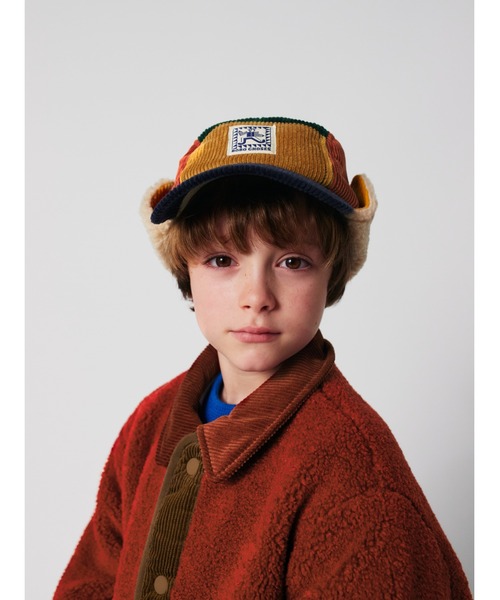 BOBO CHOSES(ボボショーズ)の「Mr Pencil corduroy winter cap(キャップ・キッズ・マルチ・HEAD54)」の1枚目の写真