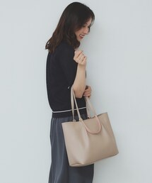 index | 【軽量合皮】ダブルハンドルA4トートバッグ(トートバッグ)