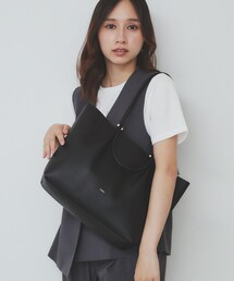 index | 【軽量合皮】ダブルハンドルA4トートバッグ(トートバッグ)