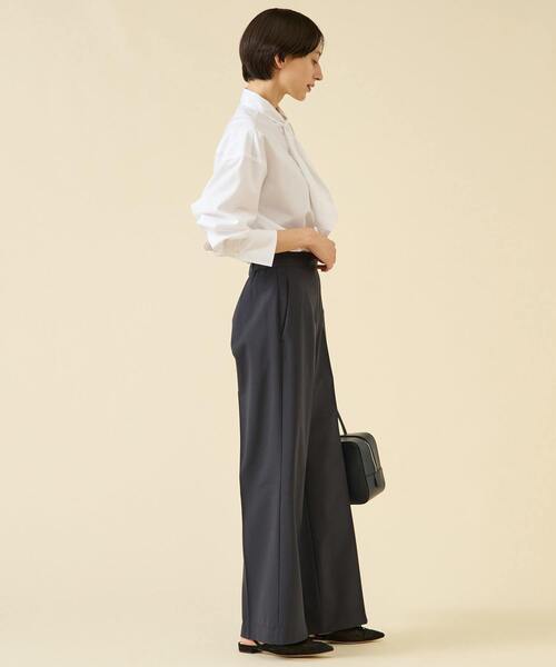 martinique(マルティニーク)の「ESSENTIAL ボウタイブラウス(シャツ/ブラウス・レディース・ホワイト/サックスブルー・FREE)」の10枚目の写真