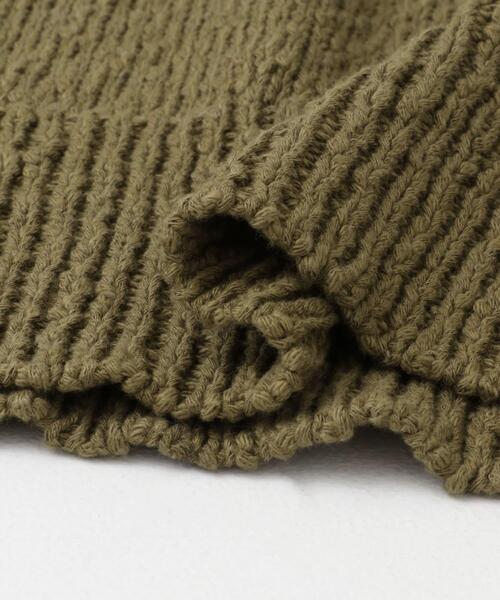 URBAN RESEARCH DOORS(アーバンリサーチドアーズ)の「コットンブークレ深Vベスト(ベスト・レディース・カーキ/ナチュラル・MEDIUM)」の5枚目の写真