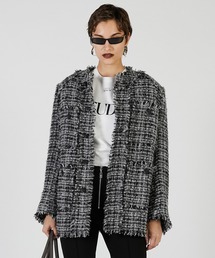 PRANK PROJECT | 【2025Autumn Pre-Order】パディングツイードジャケット / Padded Tweed Jacket(その他アウター)