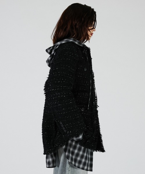 PRANK PROJECT クラシックツイードジャケット BLK PRANK PROJECT クラシックツイードジャケット BLK PRANK PROJECT