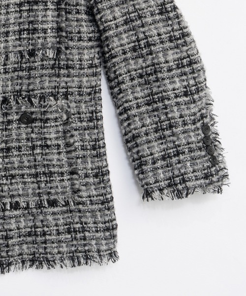 PRANK PROJECT（プランクプロジェクト）の「パディングツイードジャケット / Padded Tweed Jacket（その他アウター・レディース・マルチ/ブラック/ホワイト・FREE）」の22枚目の写真