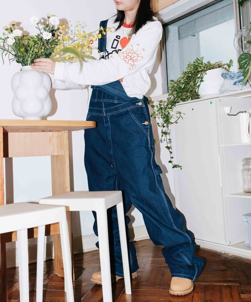 Dickies(ディッキーズ)の「Dickies/ディッキーズ デニムビブオーバーオール "83294" (レングス30インチ)(サロペット/オーバーオール・メンズ・インディゴブルー・32/34/36/30)」の17枚目の写真