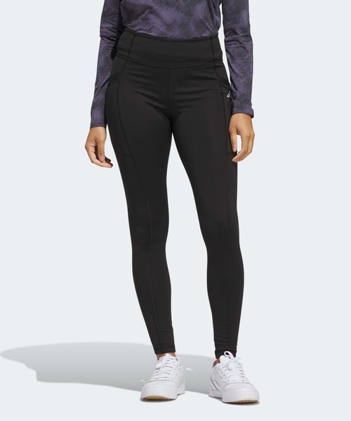 adidas(アディダス)の「CLIMAWARM レギンス【adidas Golf/アディダスゴルフ】(レギンス/スパッツ・レディース・ブラック・X-SMALL/XX-LARGE/X-LARGE/LARGE/MEDIUM/SMALL)」の1枚目の写真