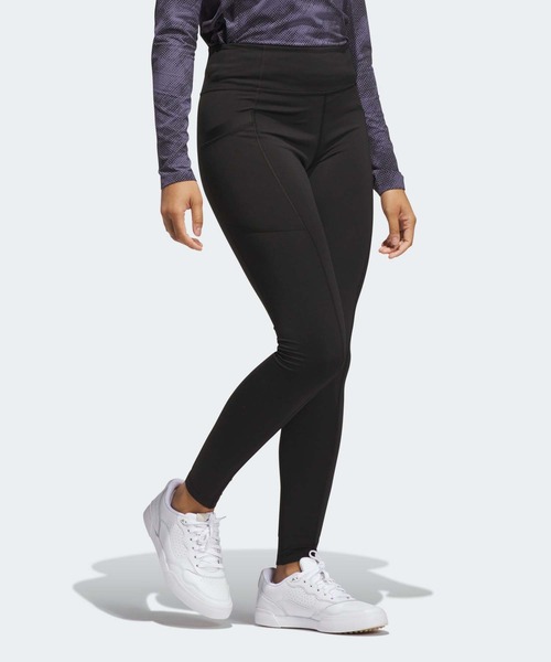 adidas(アディダス)の「CLIMAWARM レギンス【adidas Golf/アディダスゴルフ】(レギンス/スパッツ・レディース・ブラック・X-SMALL/XX-LARGE/X-LARGE/LARGE/MEDIUM/SMALL)」の2枚目の写真