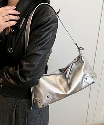 シルバー スタッズ パーティーバッグ niana パーティー ハンドバッグ パーティーバッグ サテン メタル