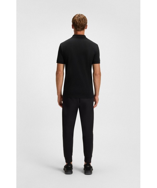 BOSS(ボス)の「ピマコットン ポロシャツ Double Bモノグラム(ポロシャツ・メンズ・ブラック・L/S/XL/M/XXL/XXXL)」の5枚目の写真