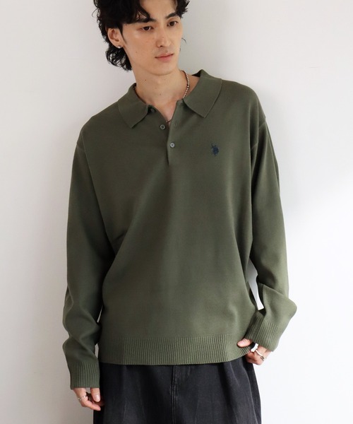 セール】【U.S. POLO ASSN./ユーエスポロアッスン】 ロゴ刺繍 長袖
