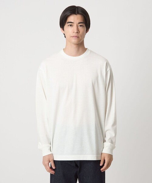 green label relaxing（グリーンレーベルリラクシング）の「プレーン レイヤード Vネック ニット（ニット/セーター・メンズ・グレー/ダークグリーン/ブラック・S/M/L/XL）」の19枚目の写真