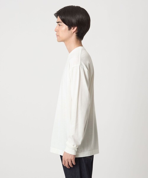 green label relaxing（グリーンレーベルリラクシング）の「プレーン レイヤード Vネック ニット（ニット/セーター・メンズ・グレー/ダークグリーン/ブラック・S/M/L/XL）」の20枚目の写真