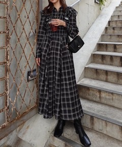 ワンピース Faubourg Tweed Dress herlipto Faubourg Tweed Dress（ワンピース）｜Her lip to（ハーリップ