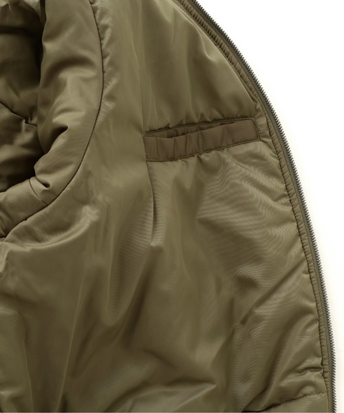 Alpha Industries（アルファインダストリーズ）の「【25FW新作商品】Alpha Industries/アルファインダストリーズ/MA-1 MIXED COTTON FLIGHT JACKET（MA-1・メンズ・ブラック/オリーブ・MEDIUM/LARGE/X-LARGE/XX-LARGE）」の18枚目の写真