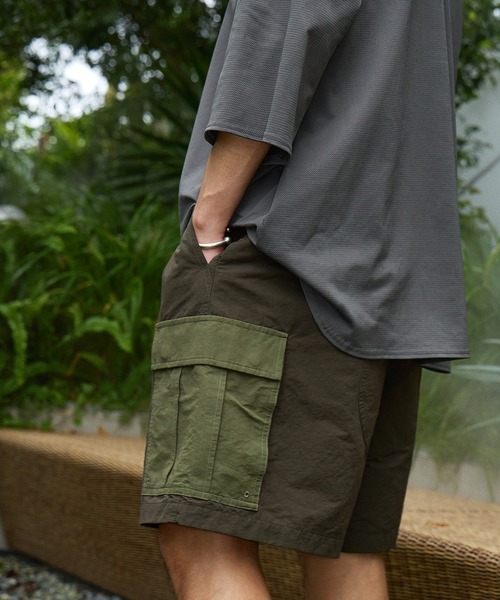 TENGA(テンガ)の「UNFRM FOR TENGA 2WAY WASHER BDU WIDE SHORTS Olive(その他パンツ・メンズ・オリーブ・X-LARGE/LARGE/MEDIUM)」の1枚目の写真