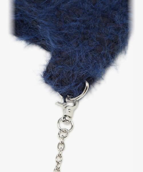 To b. by agnes b.（トゥービーバイアニエスベー）の「フラッフィー ミニ ポシェット（ショルダーバッグ・レディース・ネイビー・FREE）」の5枚目の写真