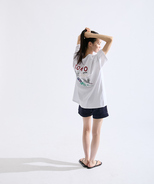PARIS SAINT-GERMAIN（パリサンジェルマン）の「【Paris Saint-Germain / パリ・サン＝ジェルマン】PSG JP Tsuru embroidery TEE（Tシャツ/カットソー・メンズ・ブラック/ホワイト・X-LARGE/MEDIUM/LARGE）」の10枚目の写真