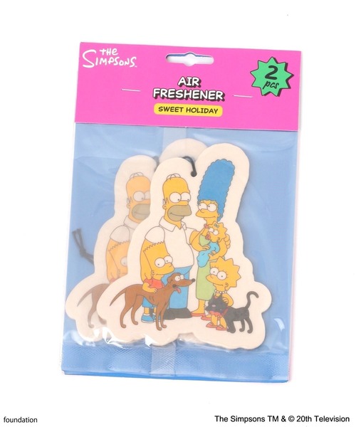 The Simpsons／BAYFLOW】エアフレッシュナー2P（ルーム