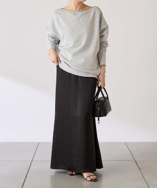 COLLAGE GALLARDAGALANTE（コラージュガリャルダガランテ）の「ルーズスウェット（スウェット・レディース・グレー/レモンイエロー・FREE）」の10枚目の写真