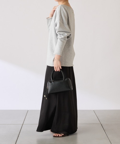 COLLAGE GALLARDAGALANTE（コラージュガリャルダガランテ）の「ルーズスウェット（スウェット・レディース・グレー/レモンイエロー・FREE）」の5枚目の写真