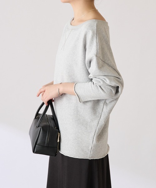 COLLAGE GALLARDAGALANTE（コラージュガリャルダガランテ）の「ルーズスウェット（スウェット・レディース・グレー/レモンイエロー・FREE）」の8枚目の写真