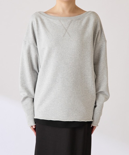 COLLAGE GALLARDAGALANTE（コラージュガリャルダガランテ）の「ルーズスウェット（スウェット・レディース・グレー/レモンイエロー・FREE）」の17枚目の写真