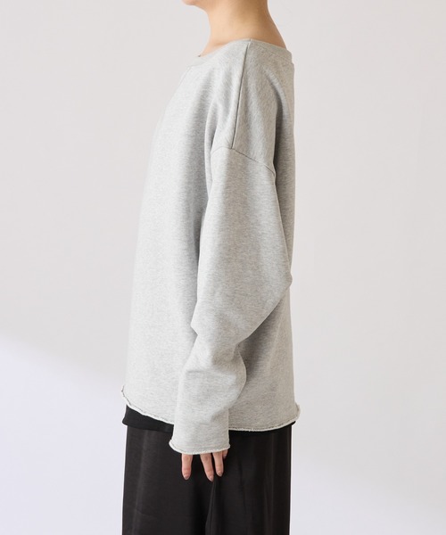 COLLAGE GALLARDAGALANTE（コラージュガリャルダガランテ）の「ルーズスウェット（スウェット・レディース・グレー/レモンイエロー・FREE）」の16枚目の写真