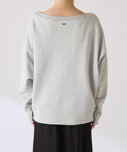 COLLAGE GALLARDAGALANTE（コラージュガリャルダガランテ）の「ルーズスウェット（スウェット・レディース・グレー/レモンイエロー・FREE）」の15枚目の写真