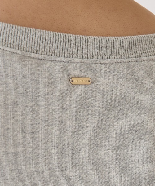 COLLAGE GALLARDAGALANTE（コラージュガリャルダガランテ）の「ルーズスウェット（スウェット・レディース・グレー/レモンイエロー・FREE）」の14枚目の写真