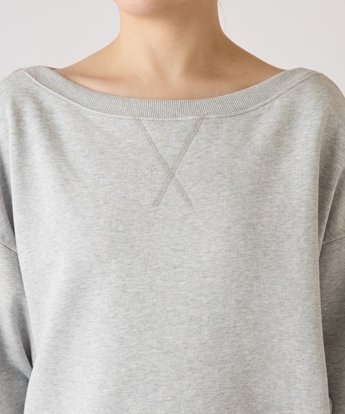 COLLAGE GALLARDAGALANTE（コラージュガリャルダガランテ）の「ルーズスウェット（スウェット・レディース・グレー/レモンイエロー・FREE）」の13枚目の写真