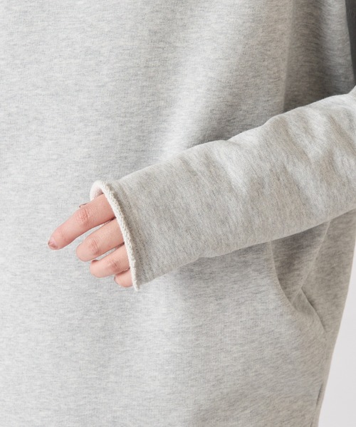 COLLAGE GALLARDAGALANTE（コラージュガリャルダガランテ）の「ルーズスウェット（スウェット・レディース・グレー/レモンイエロー・FREE）」の12枚目の写真