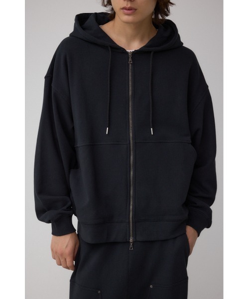 moussyジップアップパーカー MOUSSY ZIP UP フーディ BLK -ファッション通販 FASHION WALKER
