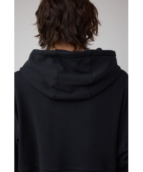 AZUL by moussy（アズールバイマウジー）の「ワイドシルエットZIPUPフーディー（パーカー・メンズ・ライトブラック/グリーン系その他2/ブラック・MEDIUM/LARGE）」の11枚目の写真