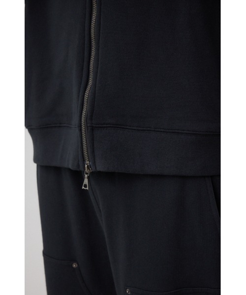 AZUL by moussy（アズールバイマウジー）の「ワイドシルエットZIPUPフーディー（パーカー・メンズ・ライトブラック/グリーン系その他2/ブラック・MEDIUM/LARGE）」の15枚目の写真