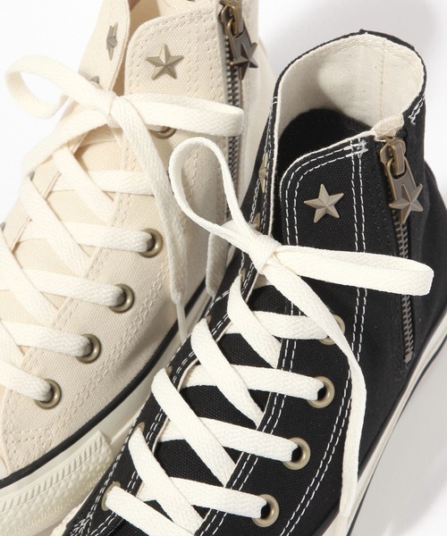 CONVERSE（コンバース）の「【CONVERSE(コンバース)】ASスタージップHI（WOMEN）（スニーカー・レディース・オフホワイト/ブラック・LARGE/MEDIUM）」の10枚目の写真