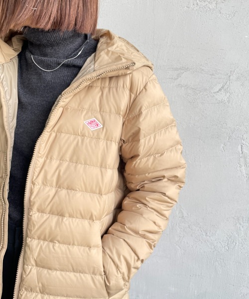 maya ダントン ミドルダウンフードジャケット DANTON/ダントン] ミドルダウンフードジャケット（ダウン