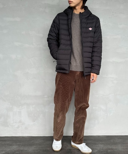 DANTON（ダントン）の「[DANTON/ダントン] ミドルダウンフードジャケット（ダウンジャケット/コート・レディース・ブラック/ベージュ/グレー・S/M/L/XL）」の6枚目の写真