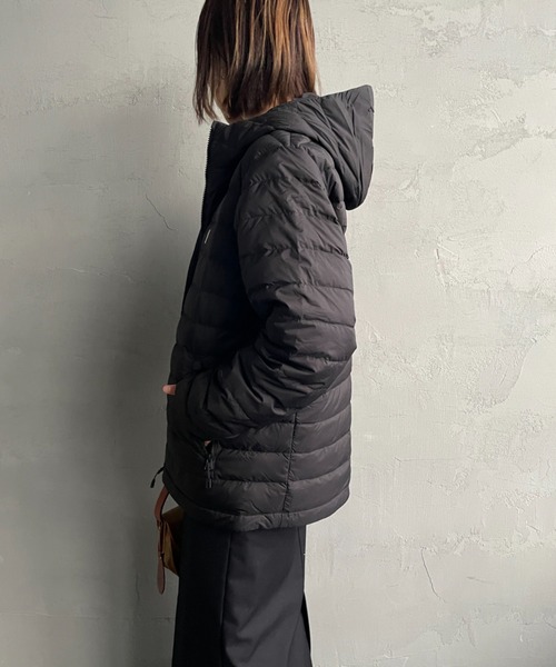 DANTON ミドルダウンフードジャケット DANTON/ダントン] ミドルダウンフードジャケット（ダウンジャケット