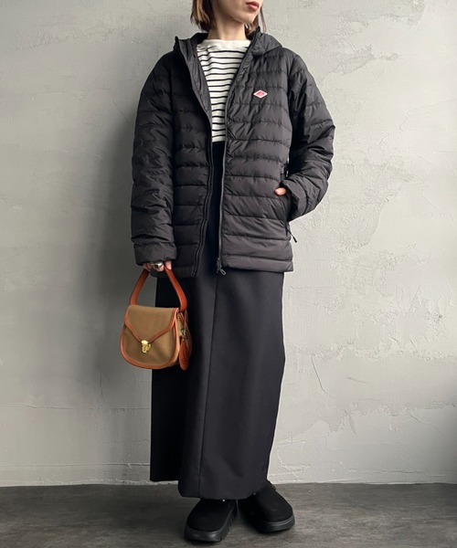 DANTON/ダントン] ミドルダウンフードジャケット（ダウン
