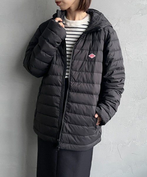 DANTON/ダントン] ミドルダウンフードジャケット（ダウン