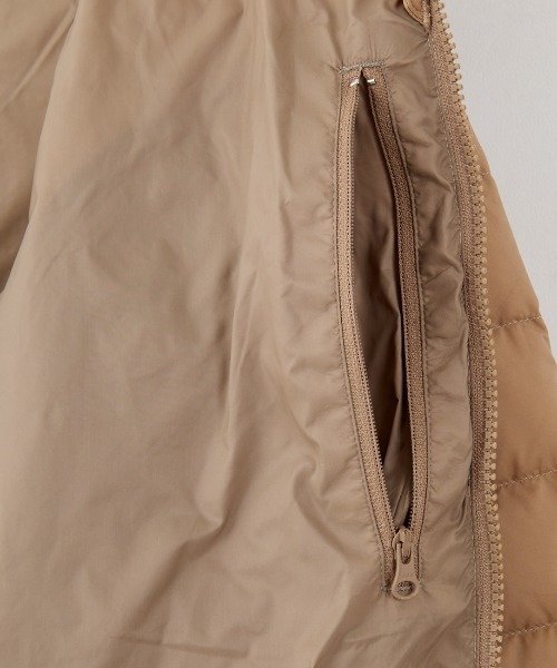 DANTON（ダントン）の「[DANTON/ダントン] ミドルダウンフードジャケット（ダウンジャケット/コート・レディース・ブラック/ベージュ/グレー・S/M/L/XL）」の21枚目の写真