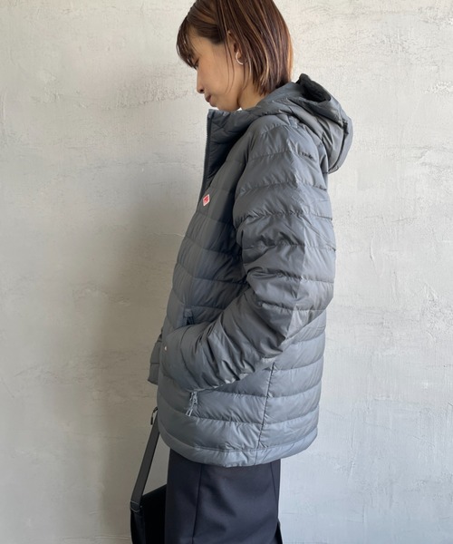 DANTON グレー ダウンジャケット Mサイズ DANTON/ダントン] ミドルダウンフードジャケット（ダウンジャケット
