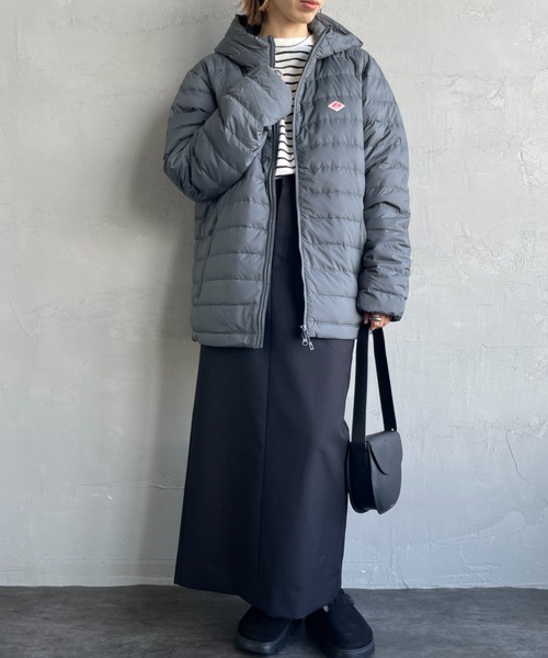 DANTON/ダントン] ミドルダウンフードジャケット（ダウンジャケット