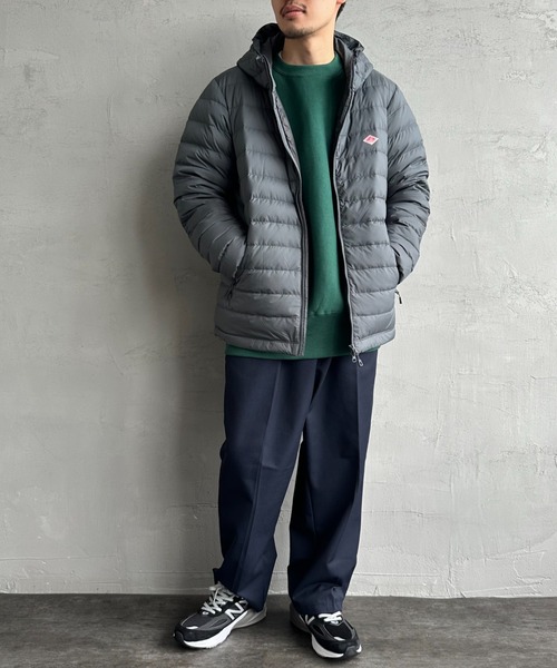 DANTON/ダントン] ミドルダウンフードジャケット（ダウン